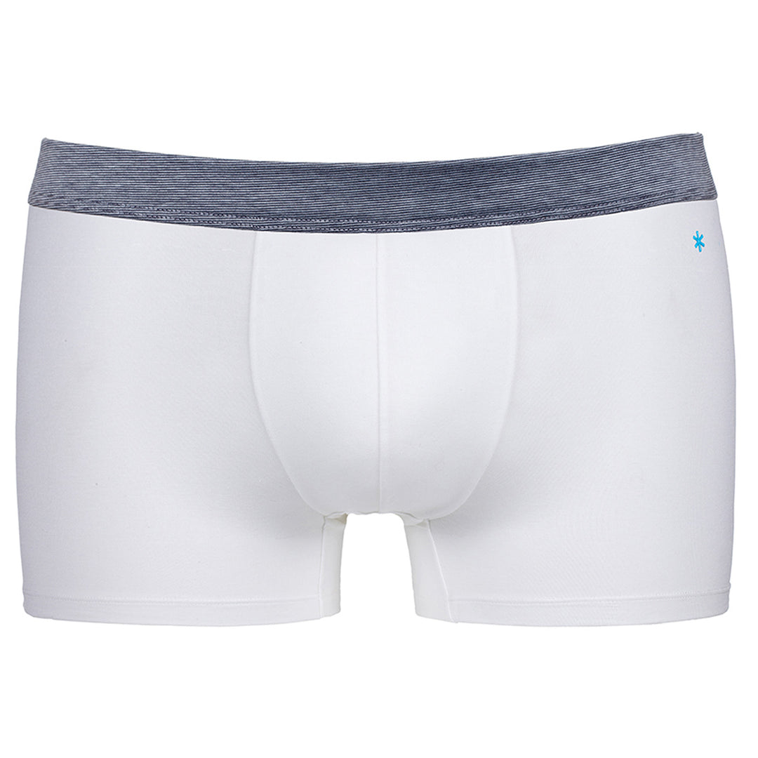 Boxer - bianco cinturino in fil à fil -