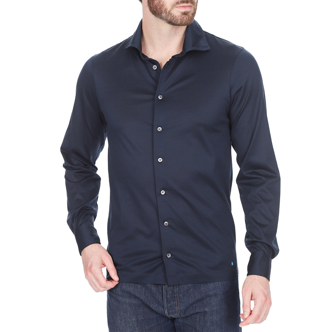 Camicia Manica Lunga - blu -
