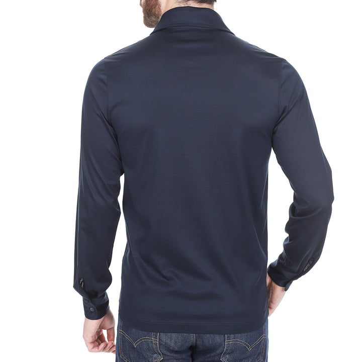 Camicia Manica Lunga - blu -