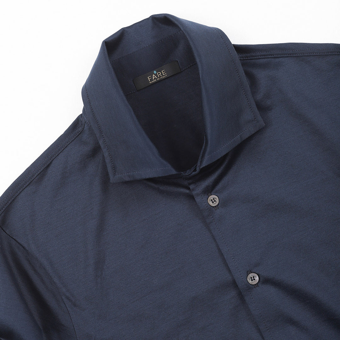 Camicia Manica Lunga - blu -