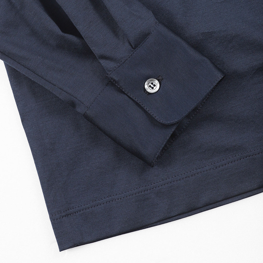 Camicia Manica Lunga - blu -