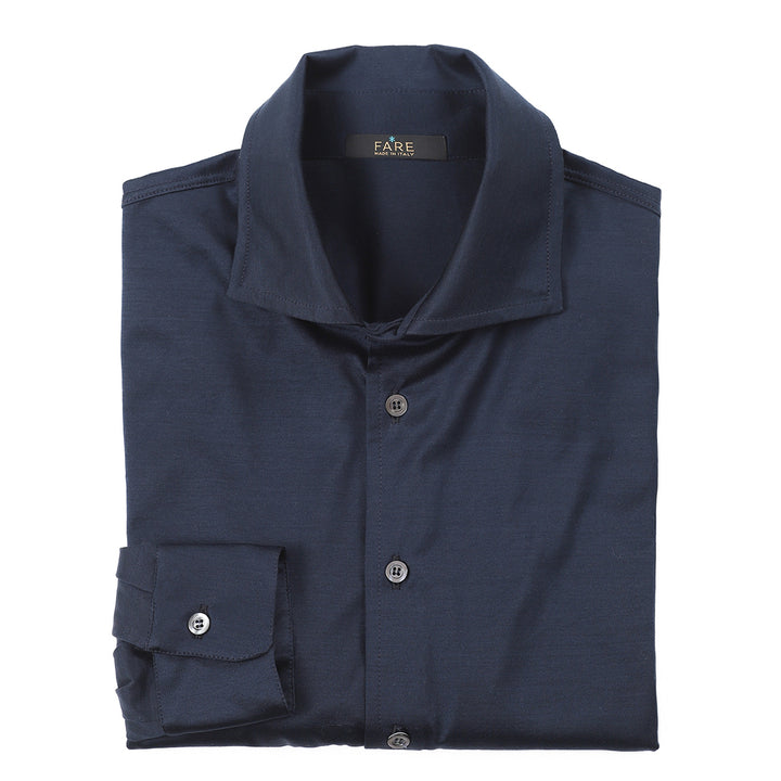 Camicia Manica Lunga - blu -