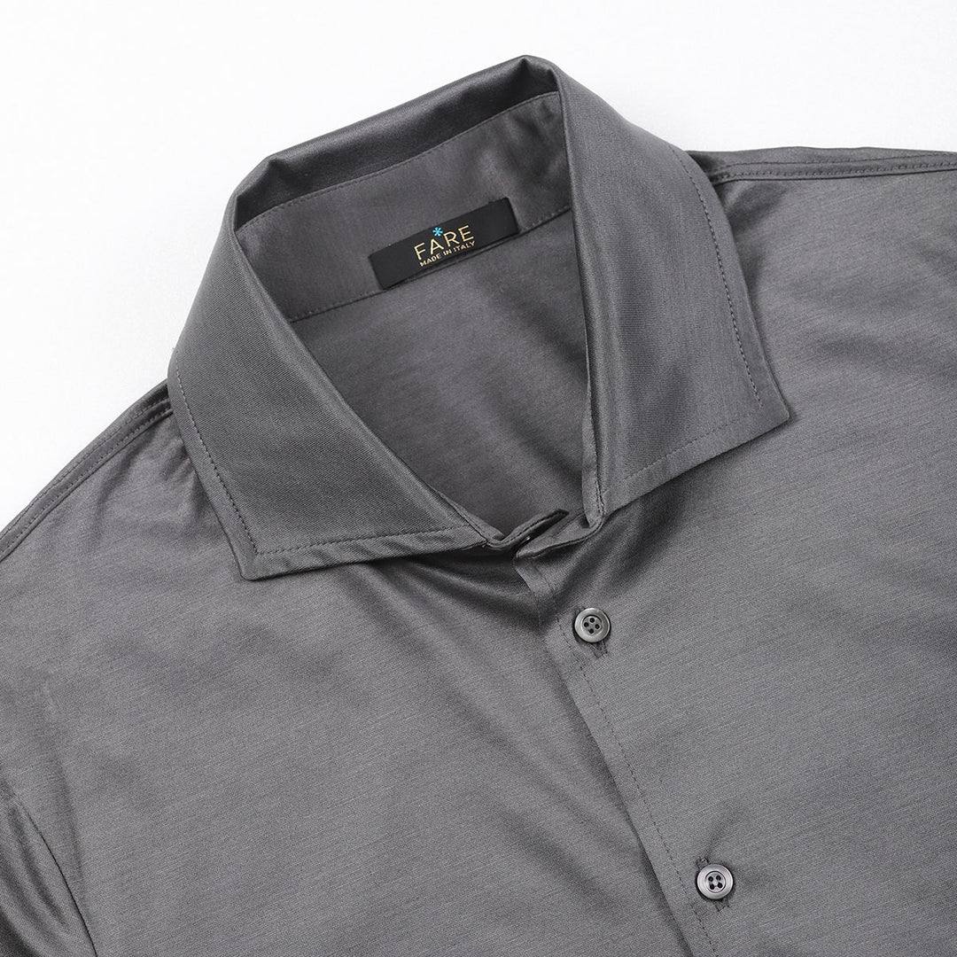 Camicia Manica Lunga - grigio -