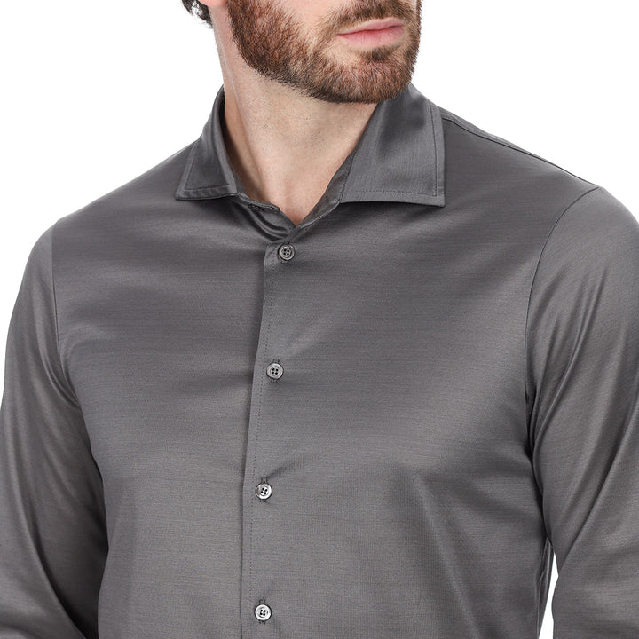 Camicia Manica Lunga - grigio -