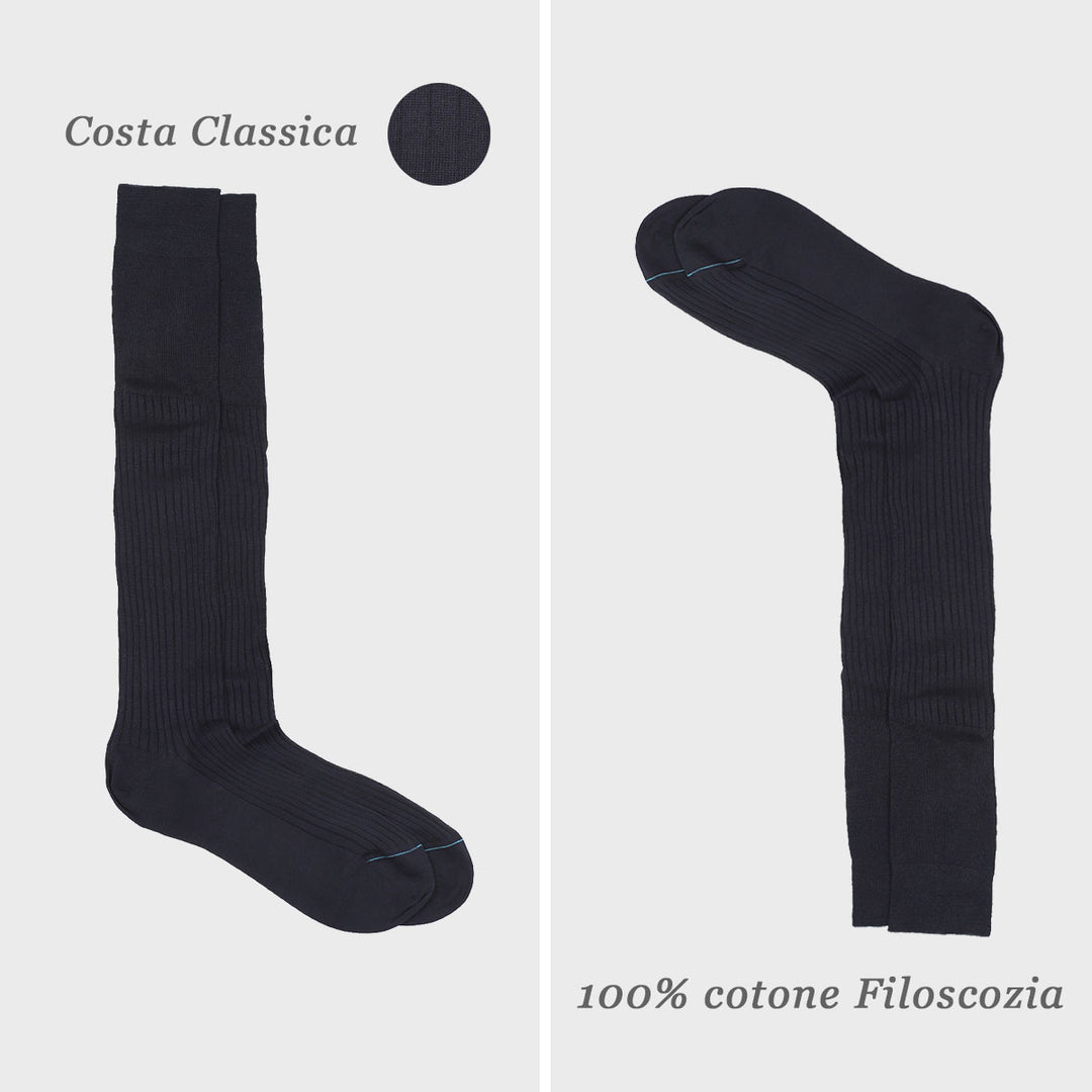 Kit 2 paia Costa classica - blu -