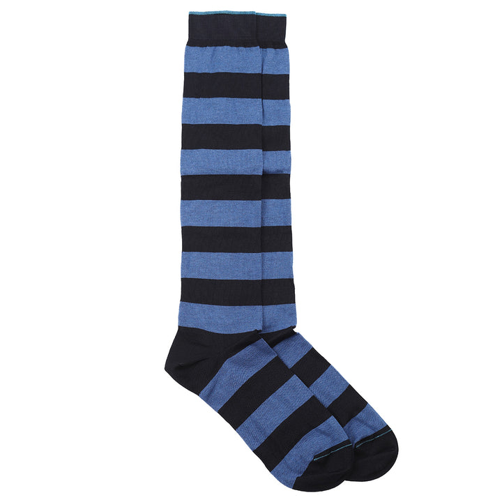 Calza Lunga - bicolore Blu/Avio -