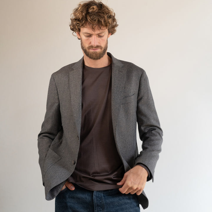 T-Shirt Manica Lunga - tabacco -