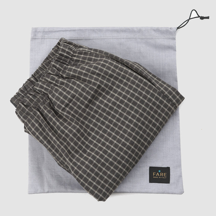 Maglia e Pantalone lungo -grigio/scozzese-