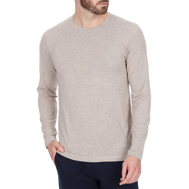 T-shirt manica lunga -ecrue-