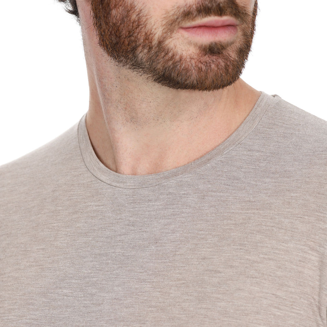 T-shirt manica lunga -ecrue-
