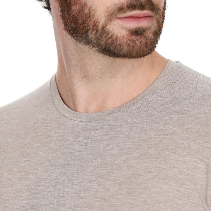 T-shirt manica lunga -ecrue-