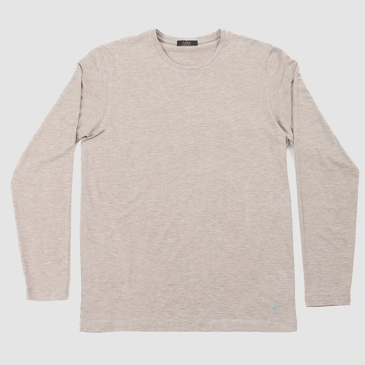 T-shirt manica lunga -ecrue-