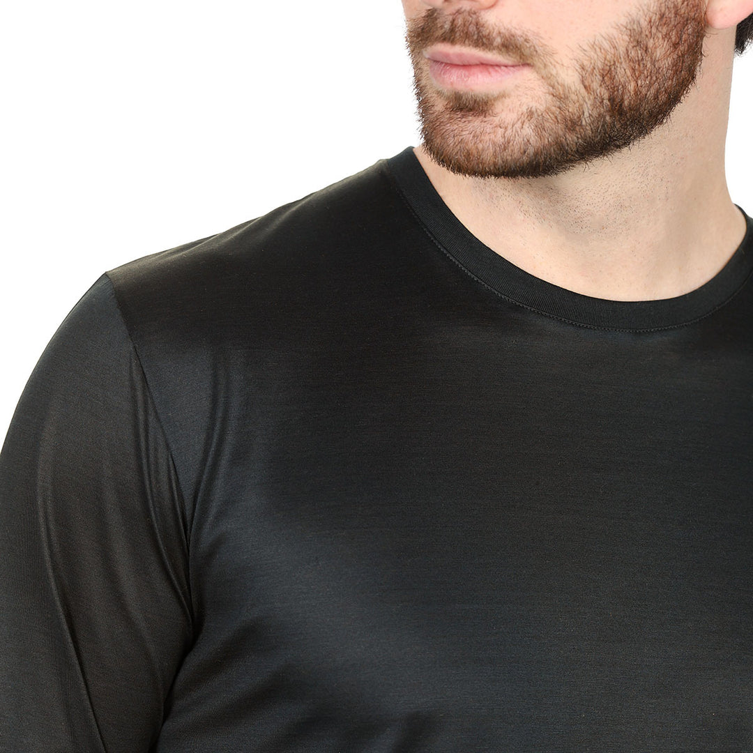T-Shirt Manica Lunga - asfalto -