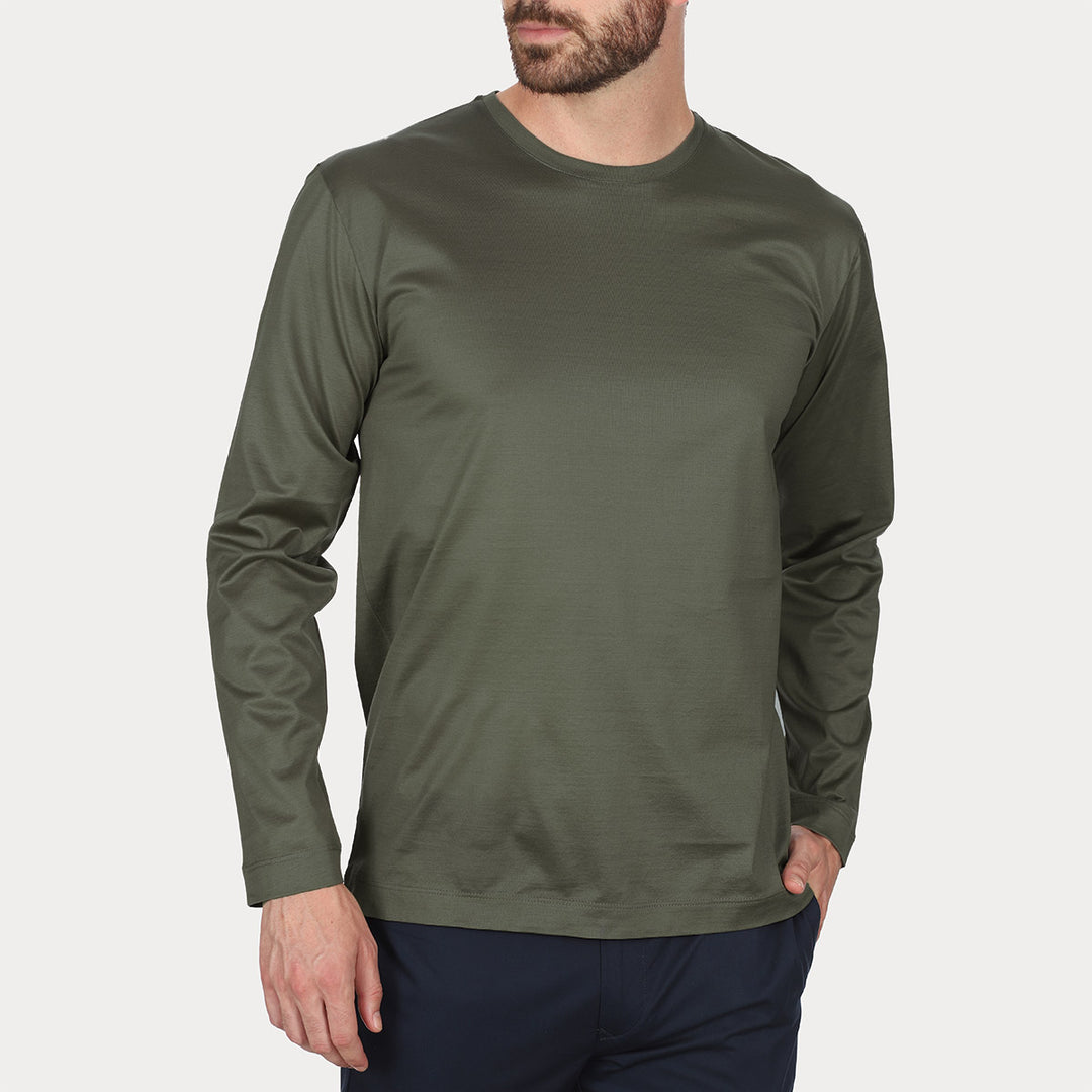 T-Shirt Manica Lunga - edera -