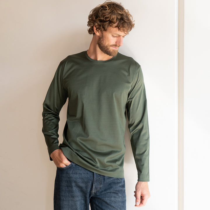 T-Shirt Manica Lunga - edera -
