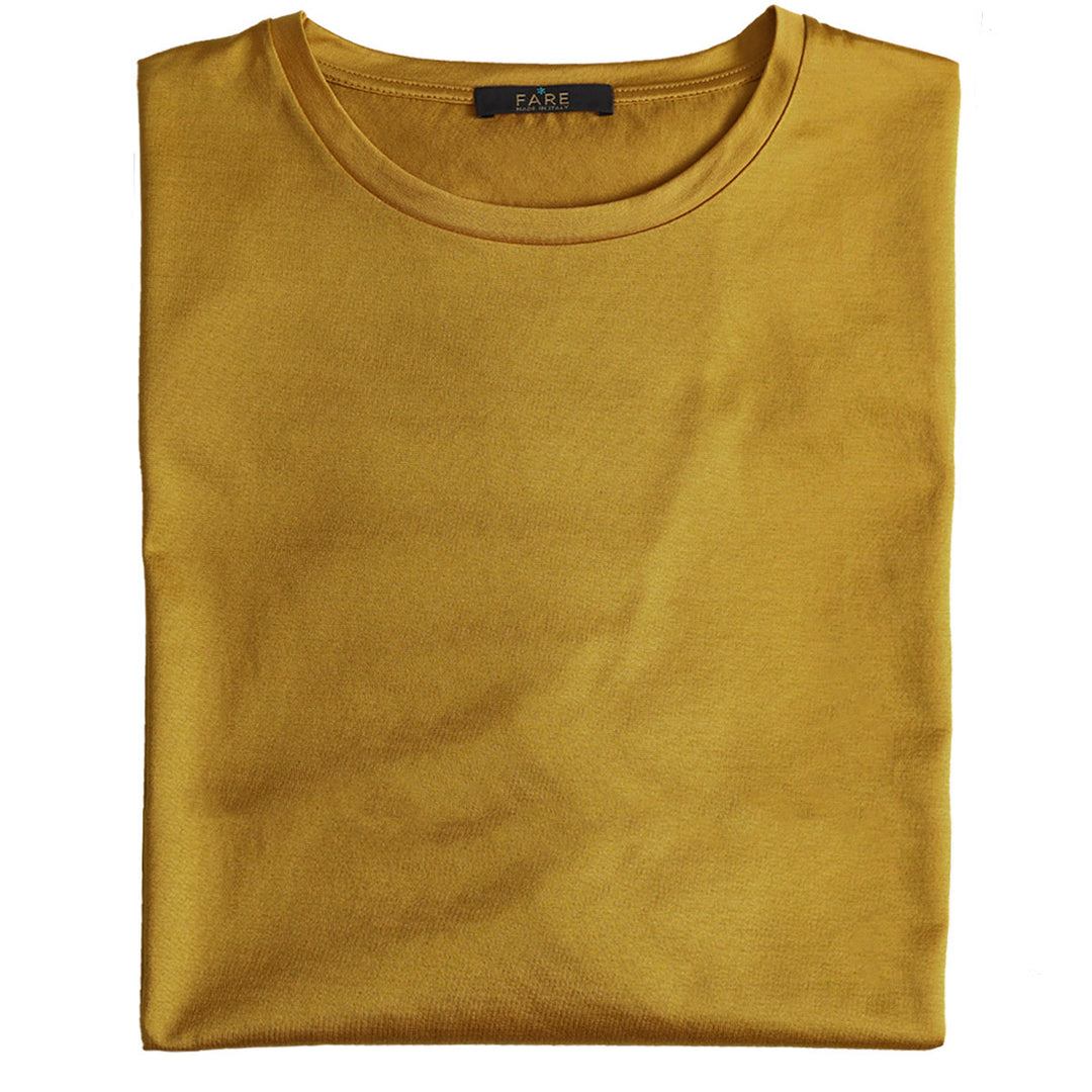 T-Shirt Manica Corta - ocra -