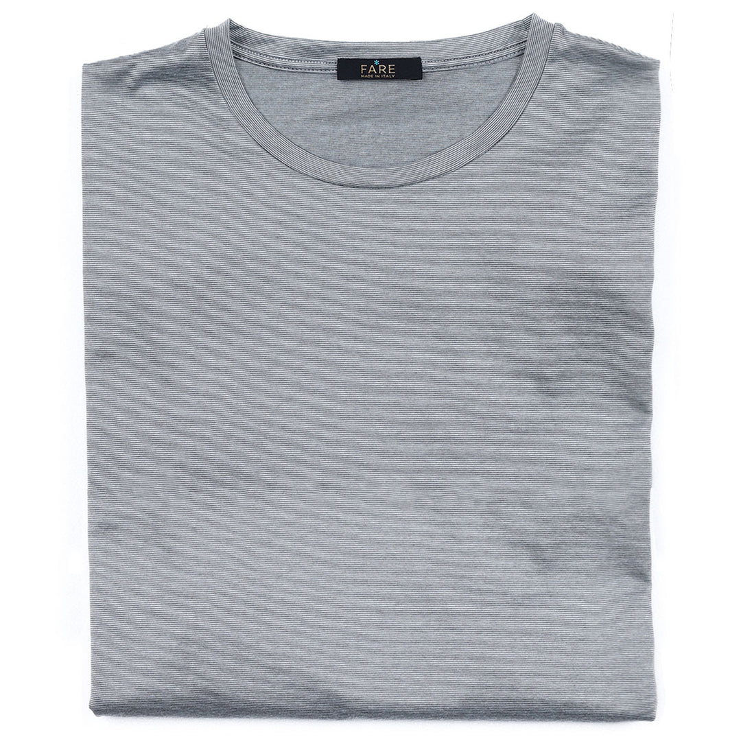 T-Shirt Manica Corta - fil à fil grigio -
