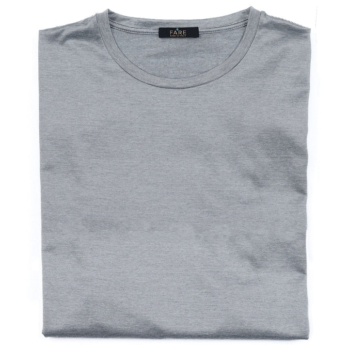 T-Shirt Manica Corta - fil à fil grigio -