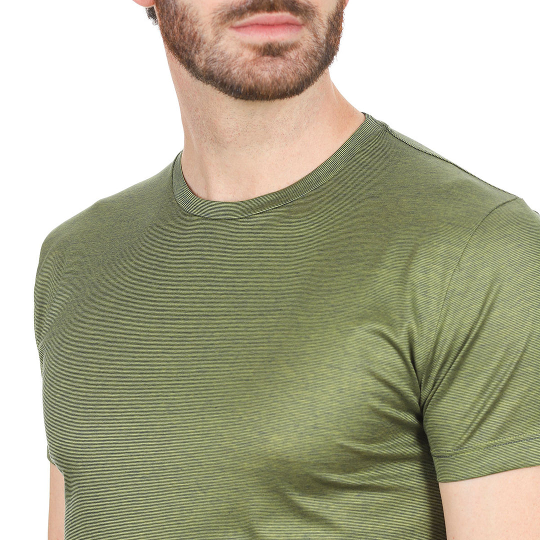 T-Shirt Manica Corta - fil à fil Verde -