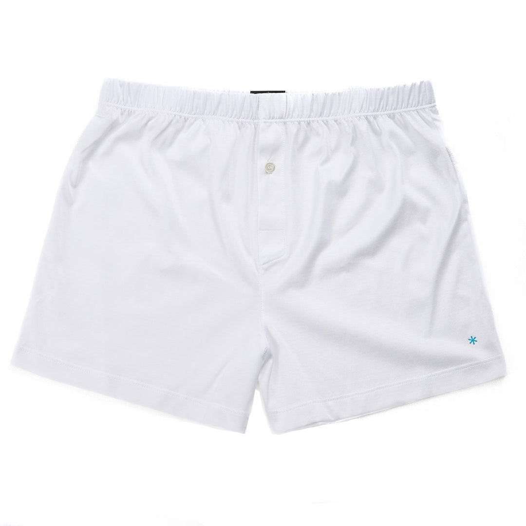 Boxer Lungo con apertura - bianco -