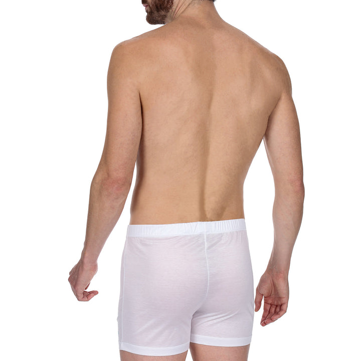 Boxer Lungo con apertura - bianco -