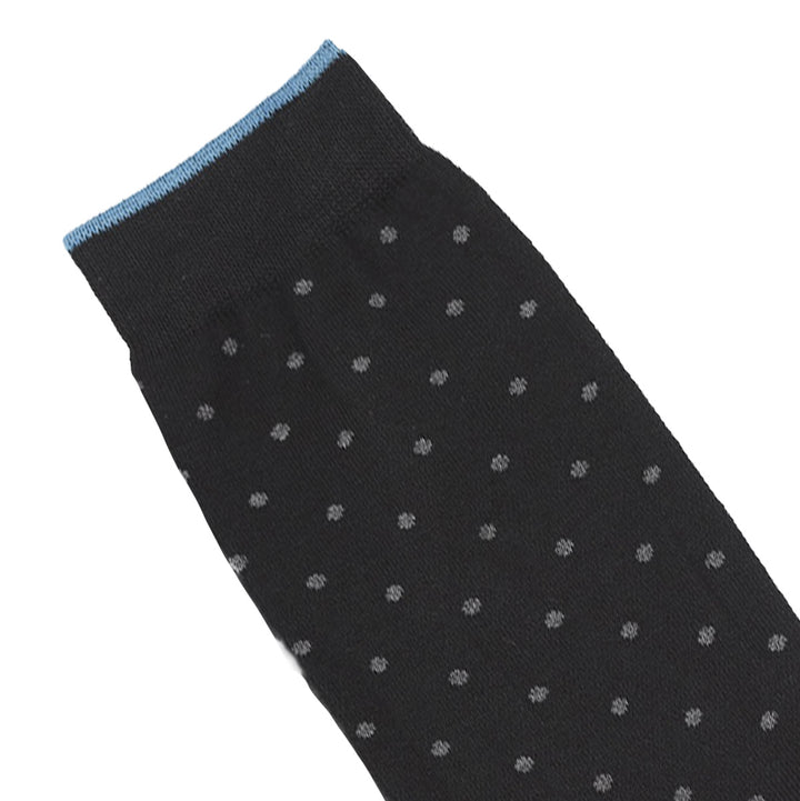 Calza Corta - pois Nero/Grigio -