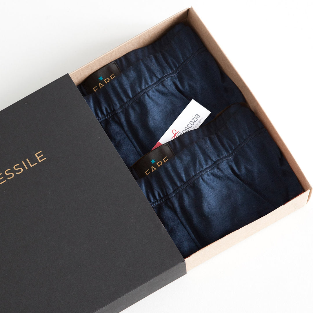 Set 2 Slip - blu -