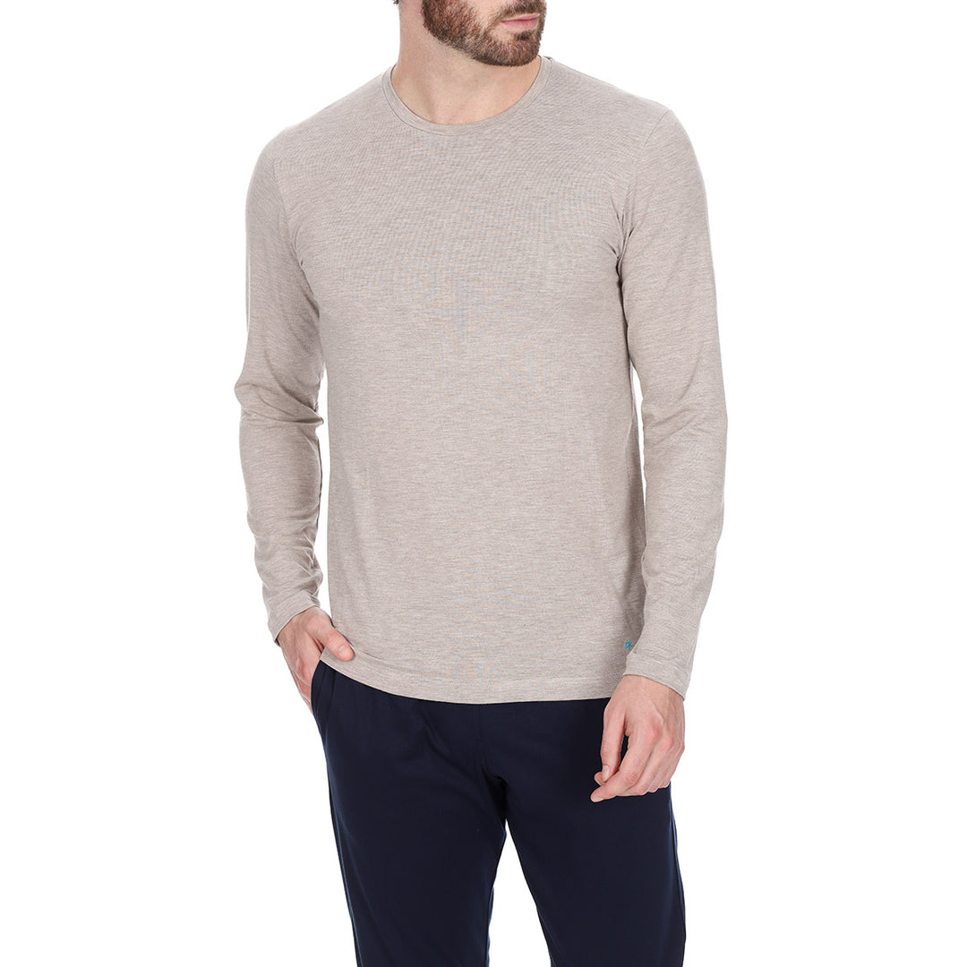 Maglia e Pantalone lungo ecrue-blue