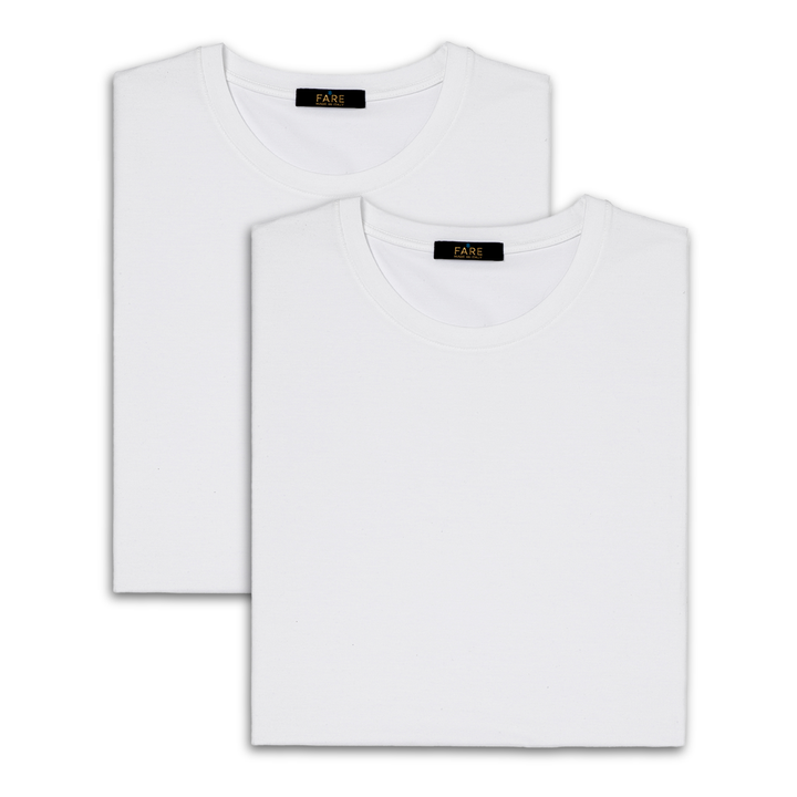 Q.tà 2 T-Shirt girocollo - bianco -