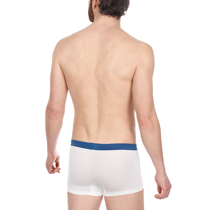 Boxer - bianco cinturino bluette -