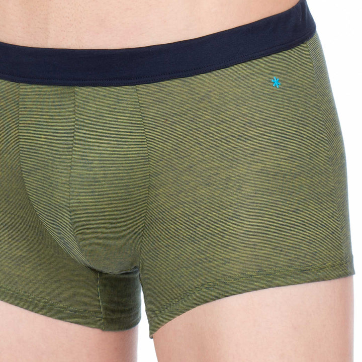 Boxer - fil à fil verde cinturino blu -