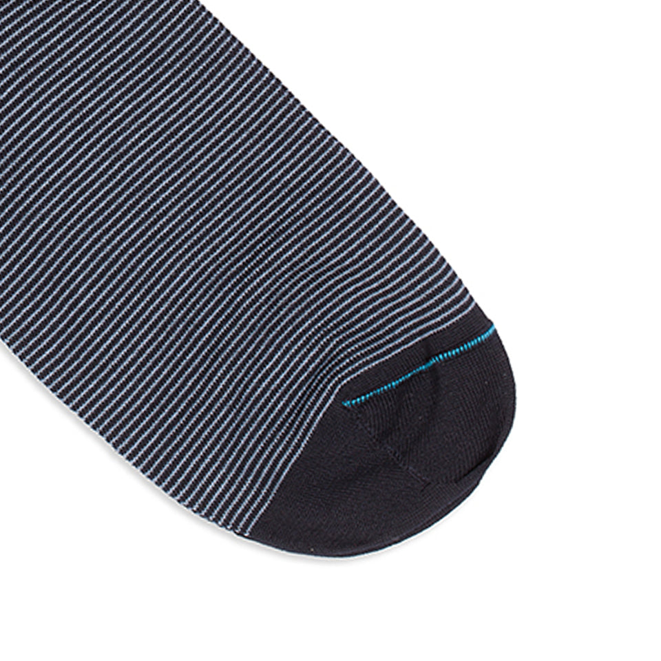 Calza Lunga - fil à fil Blu/Azzurro -