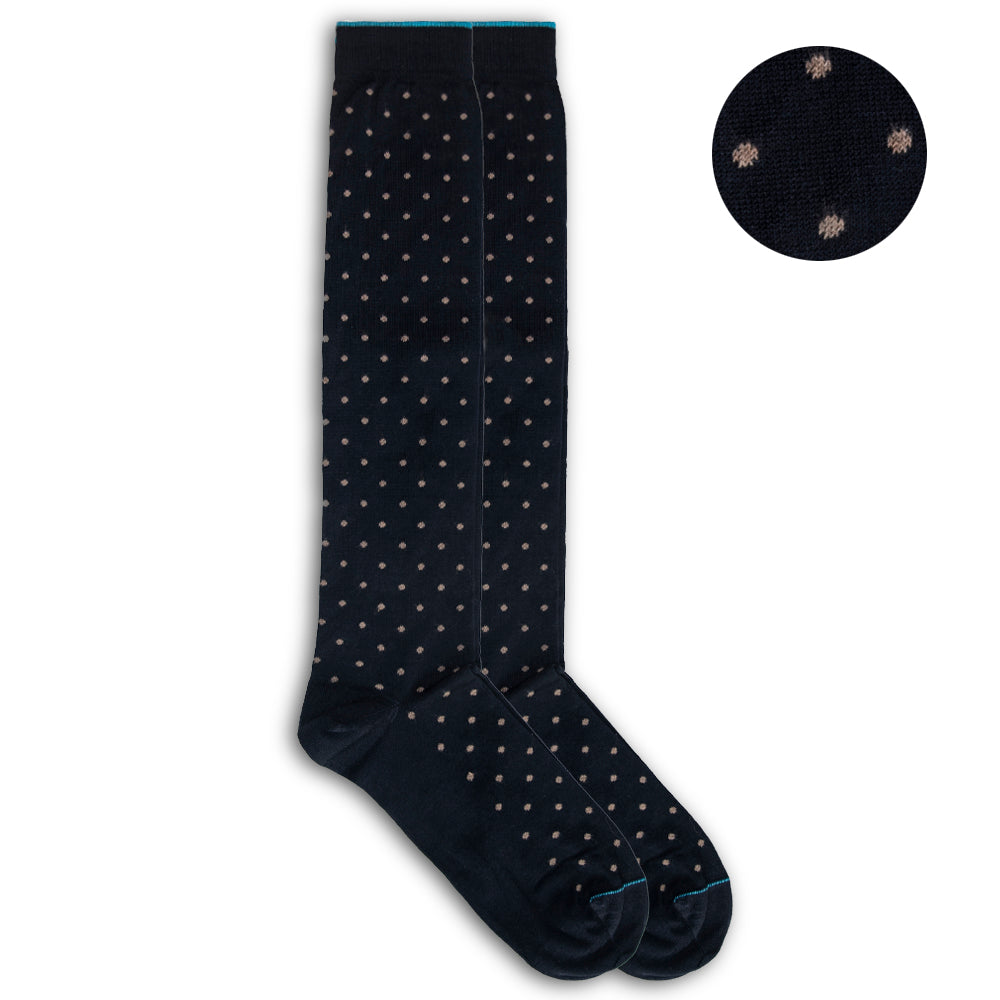 Kit 3 paia Calze Lunghe - Pois assortiti -