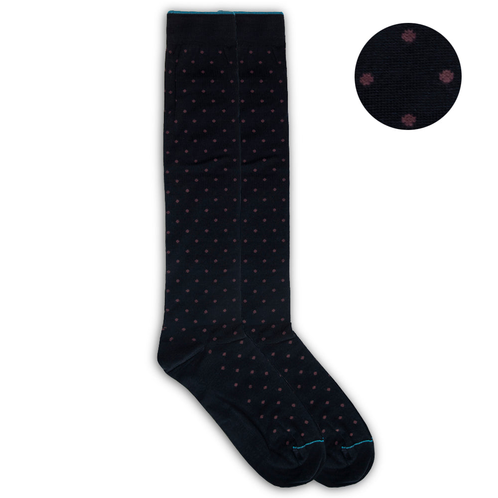 Kit 3 paia Calze Lunghe - Pois assortiti -