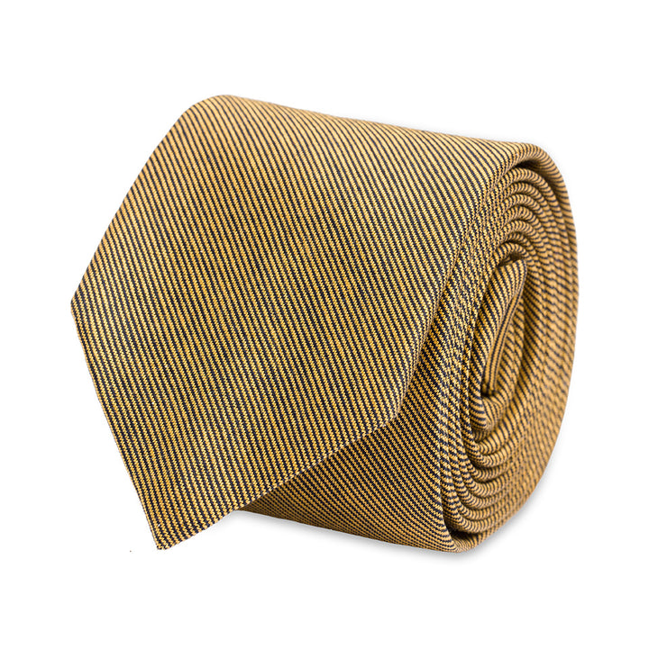 Cravatta in Cotone Filoscozia® - fil à fil Blu/Ocra -