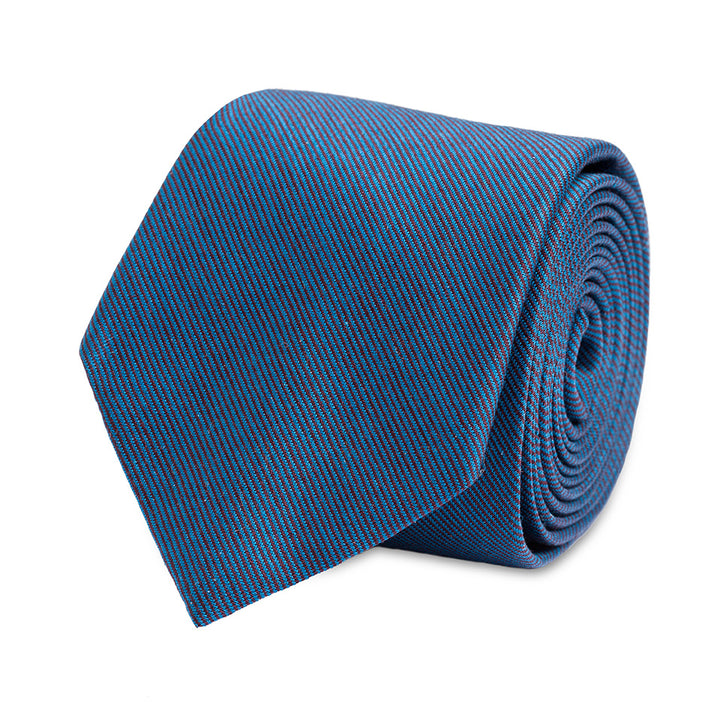 Cravatta in Cotone Filoscozia® - fil à fil Prugna -