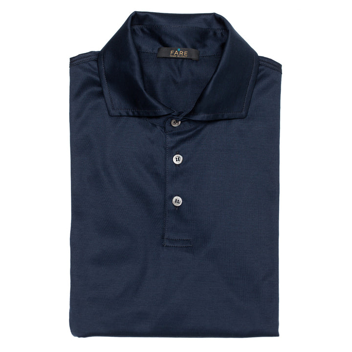 Polo Manica Corta - blu -