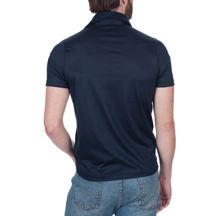 Polo Manica Corta - blu -