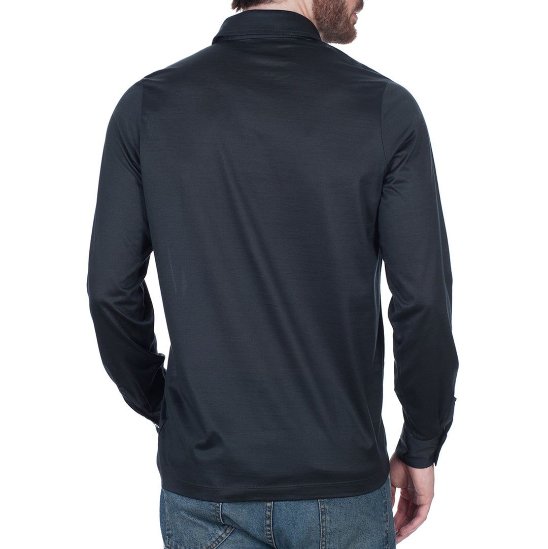 Polo Manica Lunga - asfalto -