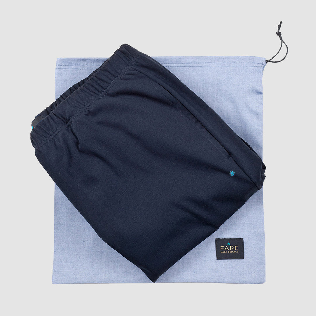 Pantalone Corto -blu-