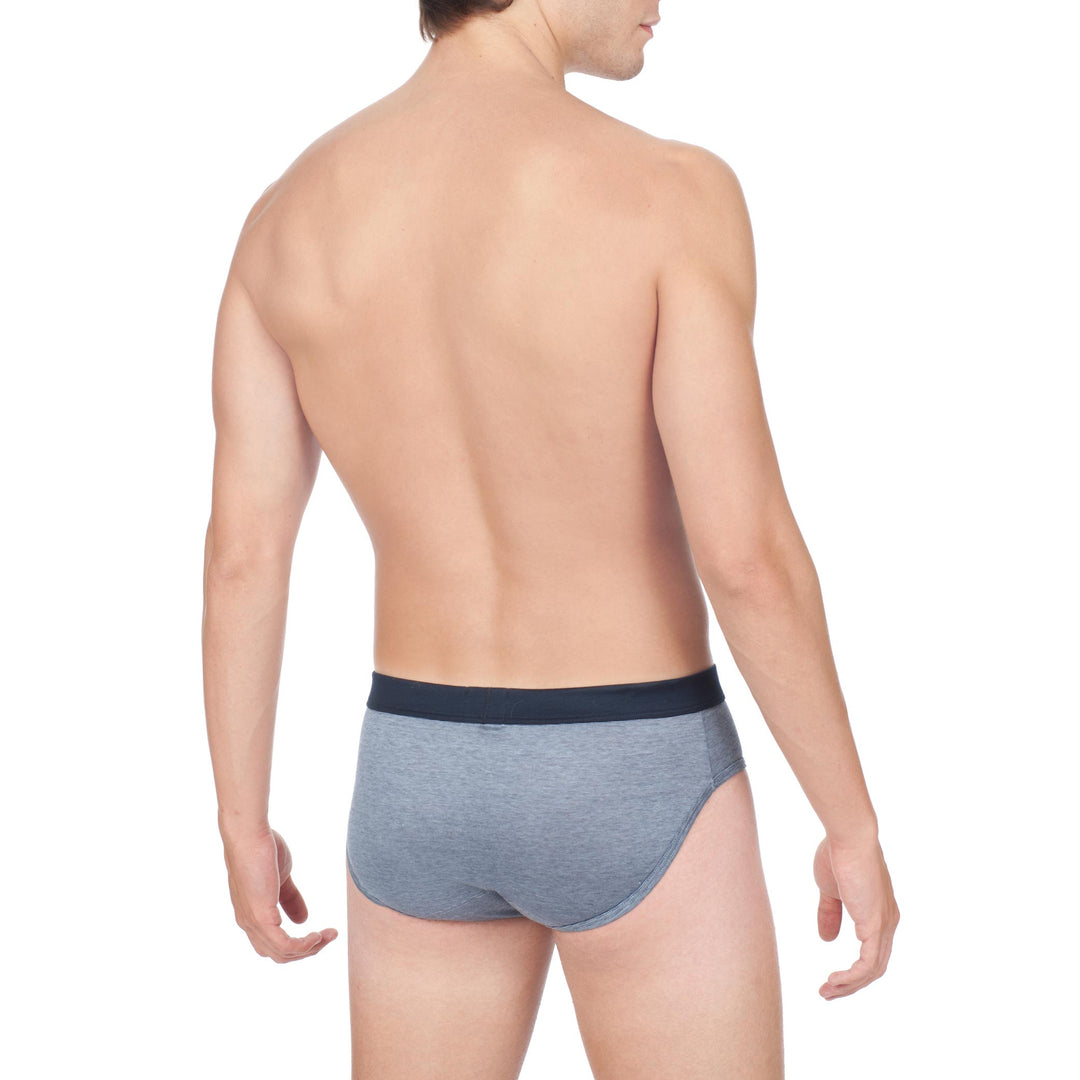 Slip - fil à fil azzurro cinturino blu -