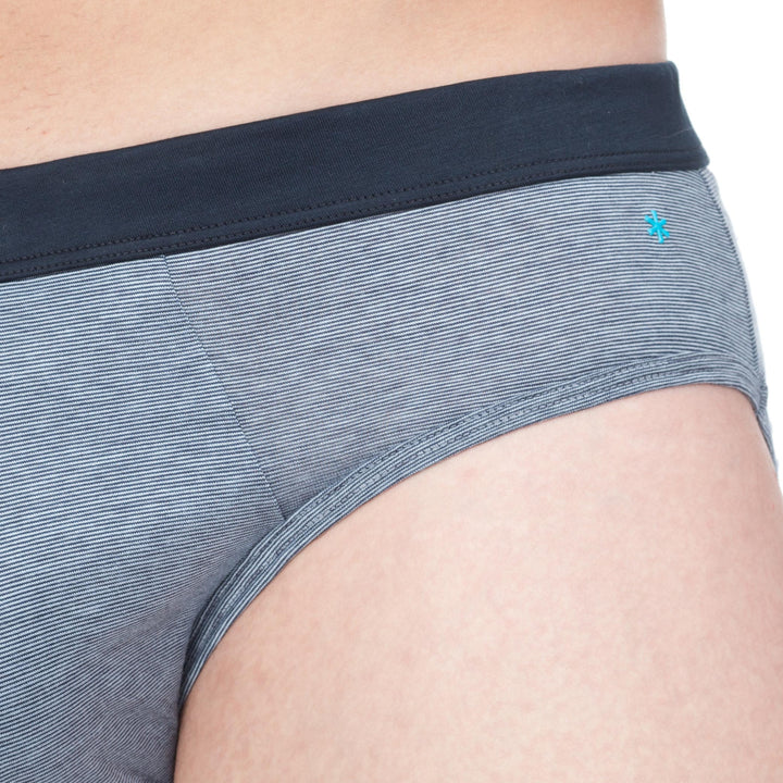 Slip - fil à fil azzurro cinturino blu -