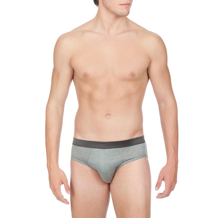 Slip - fil à fil grigio cinturino grigio -