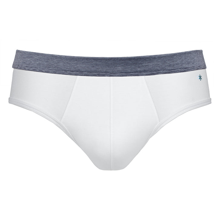 Slip - bianco cinturino in fil à fil -