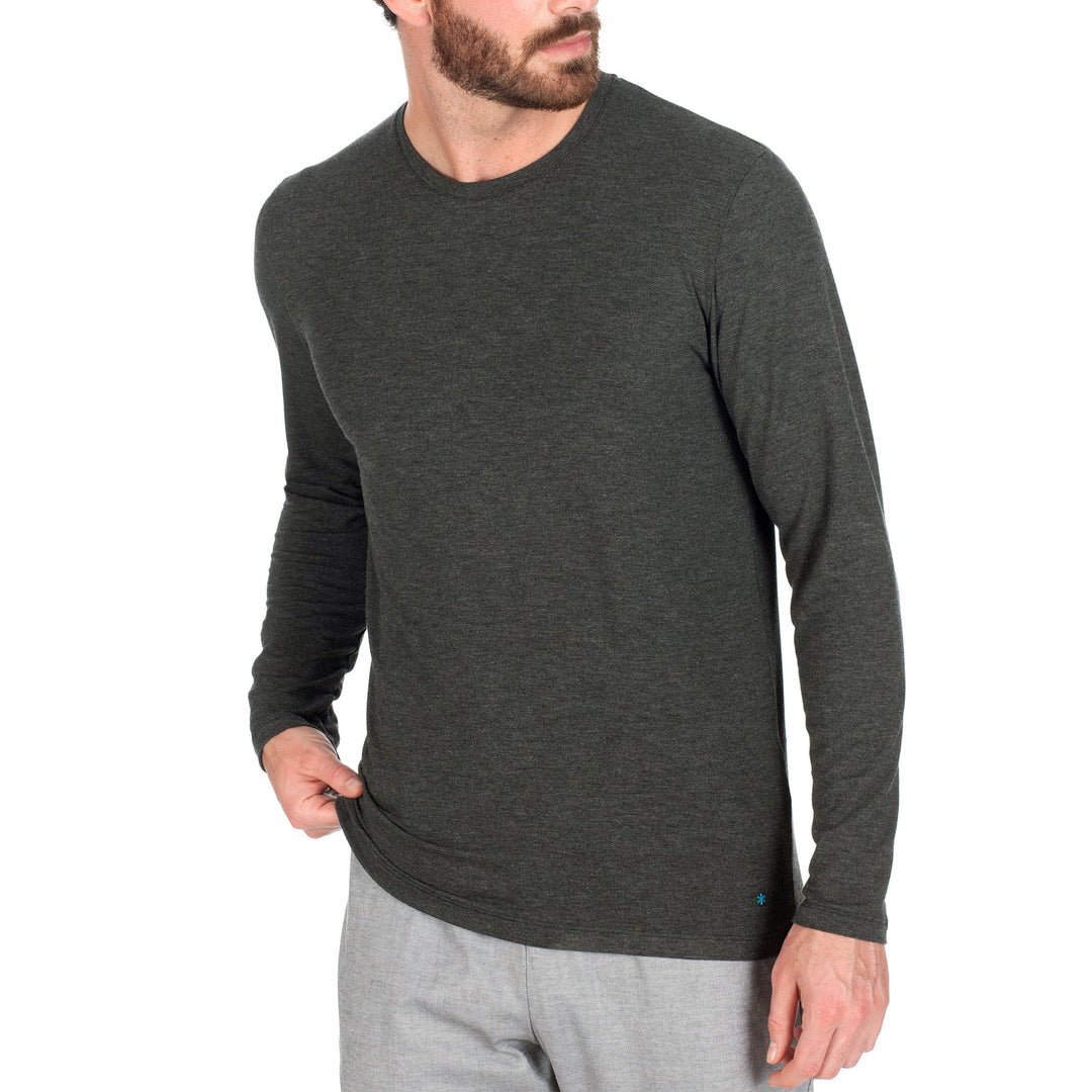 T-shirt manica lunga -antracite-