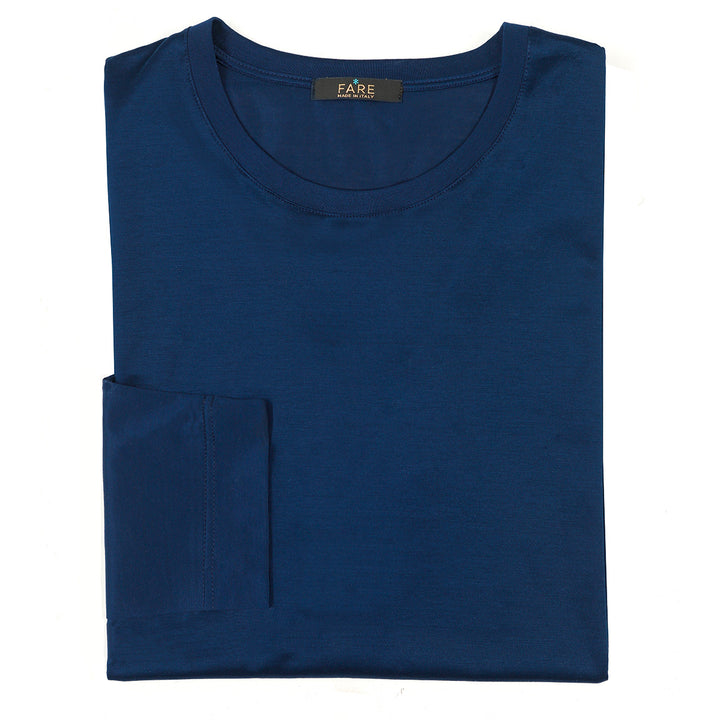 T-Shirt Manica Lunga - oceano -