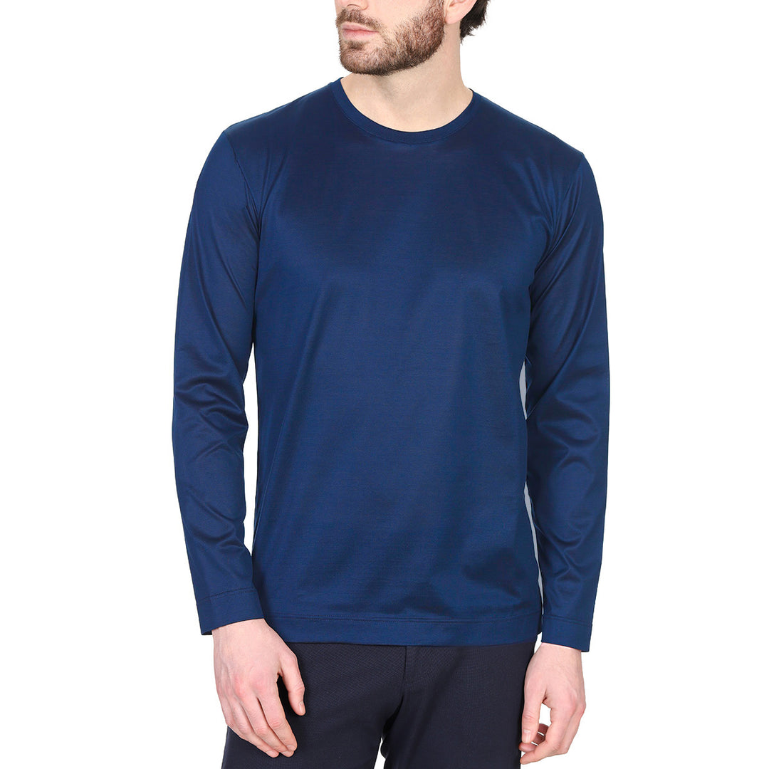 T-Shirt Manica Lunga - oceano -