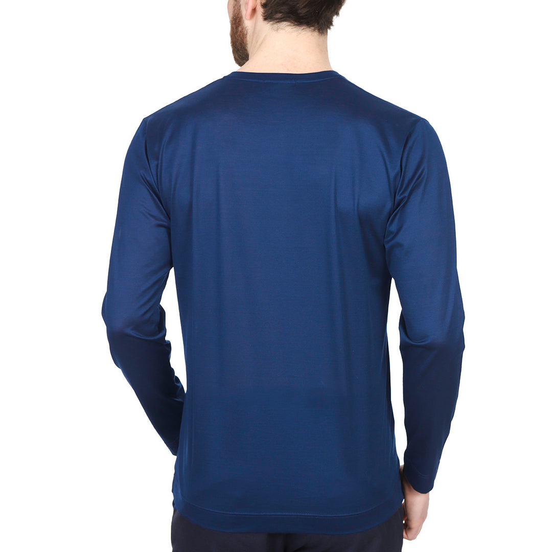 T-Shirt Manica Lunga - oceano -