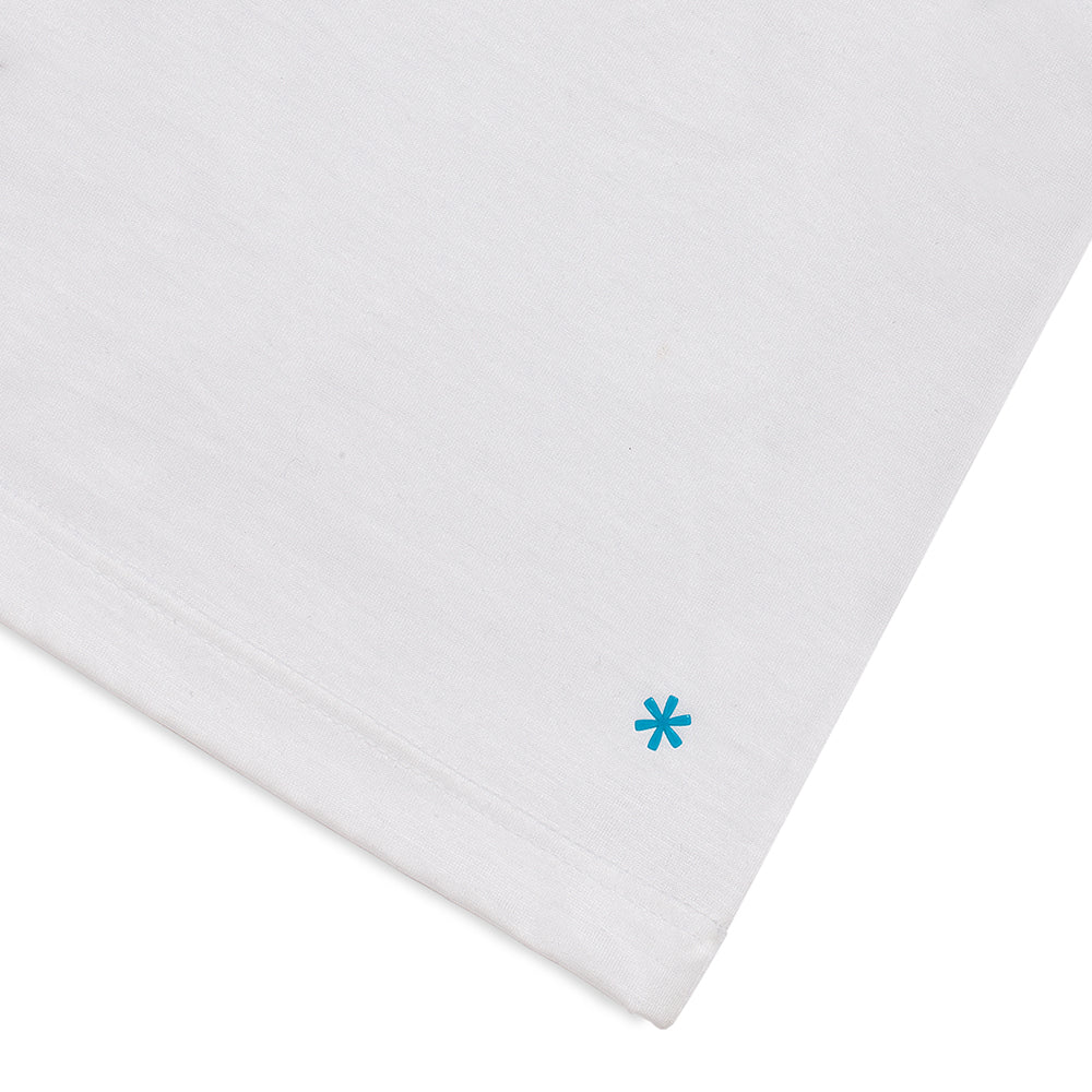 T-Shirt Manica Corta Scollo V - bianca -