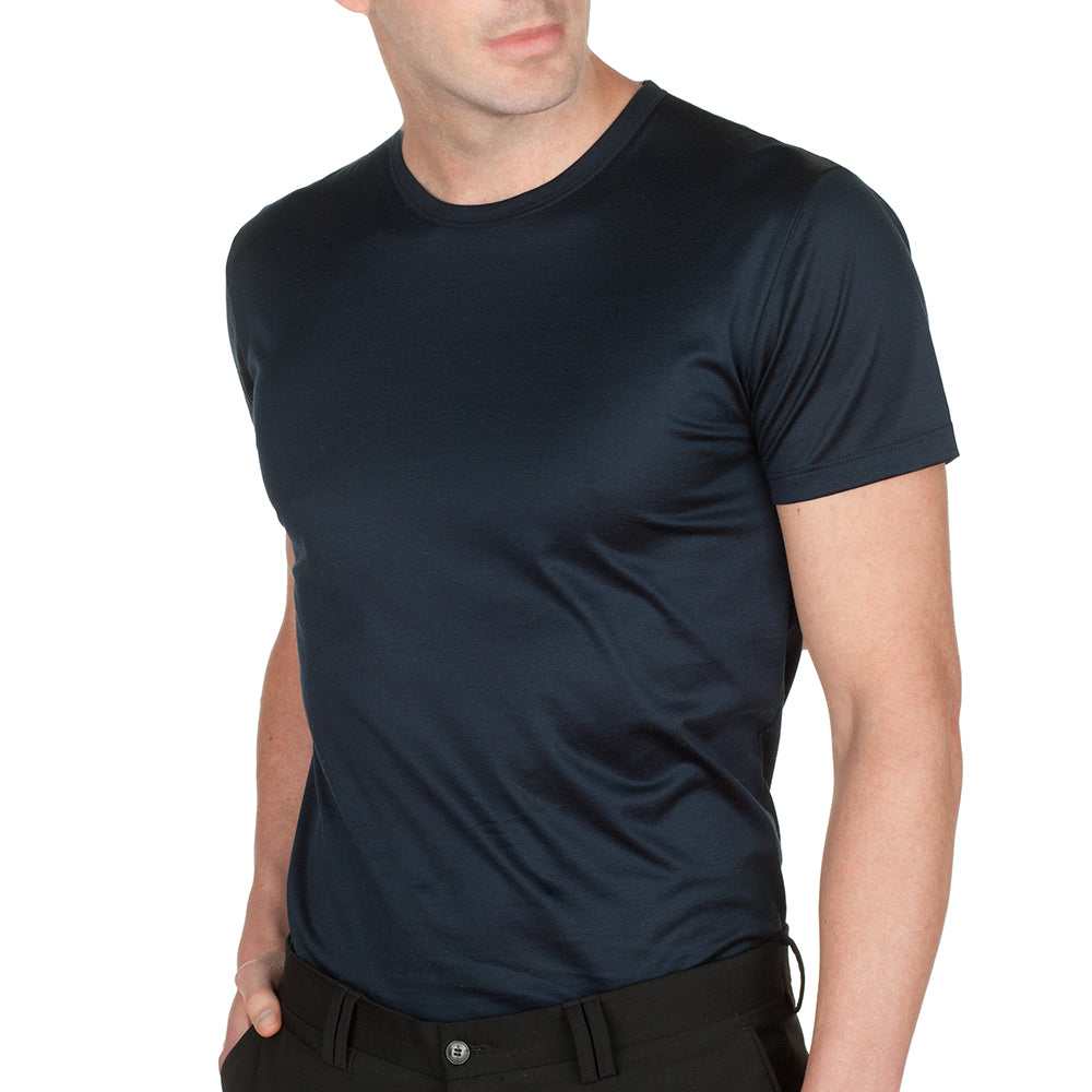 T-Shirt Manica Corta - blu -
